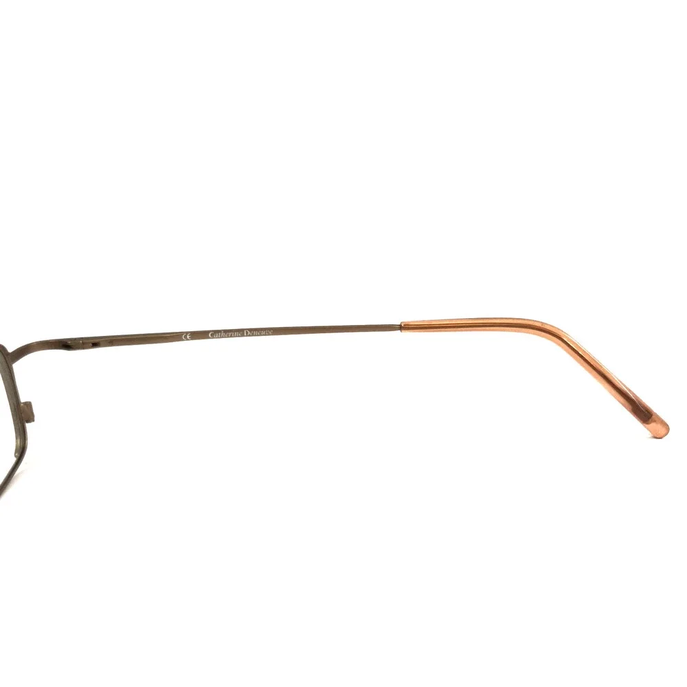 Catherine Deneuve Eyeglasses Frames CD-201 SBRN Satin Brown Crystals 50-19-140